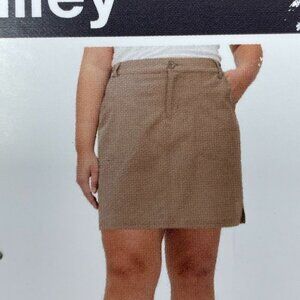 Tilley Ladies Trek Skort Tan XXL Lightweight Outdoor Wear d0716